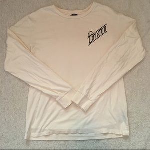 White Brixton Long Sleeve T Shirt! Size Small